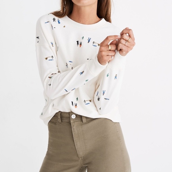 Madewell Tops - Madewell ✨rare✨ El Rancho Mainstay embroidered sweatshirt